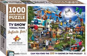 See more ideas about puns, pun card, best friends. Tv Show Visual Puns 1000 Piece Jigsaw Puzzle Puntastic Puzzles Hinkler 9354537000226 Amazon Com Books