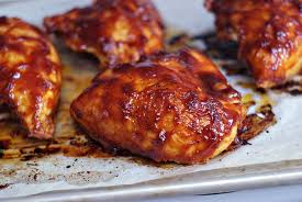 You just need to make sure to use a thermometer so you don't overcook the chicken, which is a common problem most people have. Marinated Moist Oven Baked Barbeque Chicken Heatherlikesfood Com