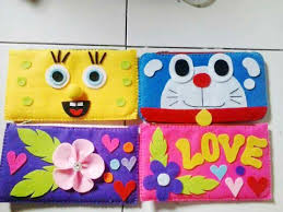 Berbagai suvenir unik yang bisa dibuat dari kain flanel antara lain tempat pensil, tempat handphone. Jual Tempat Pensil Lucu Menarik Dari Kain Flanel Di Lapak Alma Gallery Bukalapak