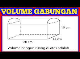 Materi ini sangat penting bagi kelas 12 untuk mempersiapkan diri menghadapi soal un maupun soal ujian masuk ptn. Volume Gabungan Balok Dan Tabung Youtube