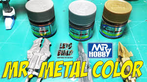 Tutorial Mr Metal Color By Mr Hobby Using Hand Brush Chrome Silver Aluminum Brass