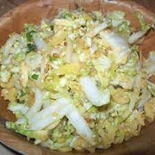 Chinese Napa Cabbage Salad Recipe Napa Cabbage Salad Cabbage Salad Recipes Cabbage Salad
