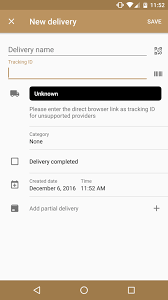 This app supports over 170 postal carriers (e.g. Best Number Tracking App Gallery
