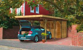 Karibu Set Einzelcarport Classic 2 Mit Pvc Dacheindeckung Inkl Abstellraum Hagebau De Einzelcarport Carport Dacheindeckung