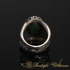 Rare Ferooza Turquoise Men Ring Boutique Ottoman Exclusive