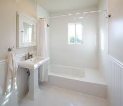 White Bathrooms Can Be Interesting Too Fresh Design Ideas Beadboard Bathroom White Bathroom Small White Bathrooms
