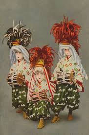 Thekimonogallery Children Dance Miyako Kyoto Japan Hand Colored Photo About 1900 Southeast Asian Arts Miyako Japan