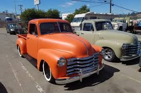 Image result for Orange 1952 Truck