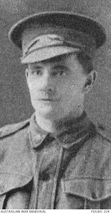 Studio portrait of 4091 Private William John Copas, 19th Battalion, of  McMahon's Point, NSW. ...