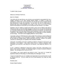 Tips You Can Learn From Teaching Cover Letter Examples Teacher Cover Letter Example Teaching Cover Letter Teaching Assistant Cover Letter