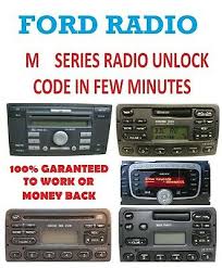 How to get your ford radio code? Ford Radio Unlock Code M Serial Escort Fiesta Focus Mondeo Transit Ebay