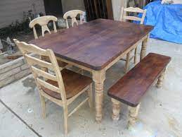 Metal fabrication table cleaned back to bare steel with a reclaimed pine planked top. Reclaimed Wood Dining Table Designs Recycled Things Image 3919596 On Favim Com