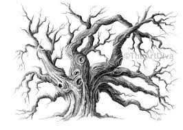 Black And White Tree Drawing Tree Drawing Black And White Oak Tree Drawings Tree Drawing Tree Trunk Drawing