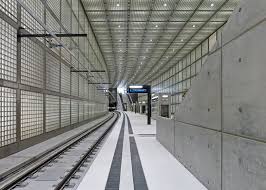 This New Metro Station In Leipzig Germany By Swiss Architect Max Dudler Comprises A 140 Metre Long Tunnel Made Up Of Illum Metro Station Architecture Station