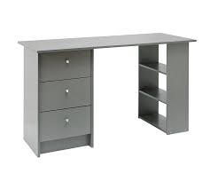 3 drawer chest, with soft close drawers, from the malibu range. Buy Habitat Malibu 3 Drawer Office Desk Grey Desks Argos Grey Desk Grey Office Desk Office Desk