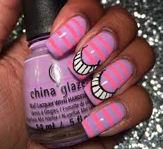Cheshire Cat Disney Nails Cheshire Cat Nails Youtube Nails Disney Acrylic Nails Disney Inspired Nails