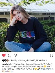 Discover more posts about sarah fisher. Sarah Fisher Maybe Came Out The Comments Allude To Her Celebrating Pride Month Not Just As An Ally Degrassi