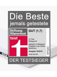 Seit diesem datum werden die publikationen und die logos für die werbung mit testergebnissen der stiftung. Bodyguard Matratze Stiftung Warentest Logo Matratze Oeko Tex 100 Bodyguard Matratze