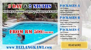 Pakej 3 Hari 2 Malam Di Mali Mali Resort Langkawi Pakej Percutian Langkawi