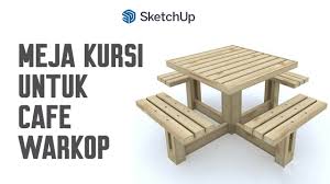 Komunitas sketchup indonesia (ksi) adalah sebuah komunitas kelompok belajar bersama para pengguna software 3d modeling sketchup. Desain Kursi Kayu Keren Dengan Sketchup Youtube