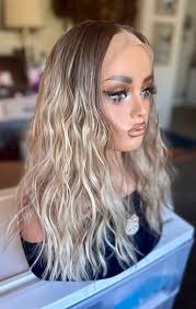 Sassy blonde long bob