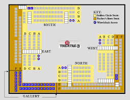 T3 Seating Chart Theatre Three