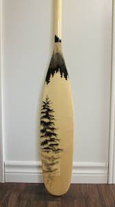 Ptbo Paddle 1 57 Beavertail Functional Canoe Paddle Hand Painted Locally Made Https Www Etsy Com Ca Shop Paddle Decor Painted Paddles Canoe Paddle Art