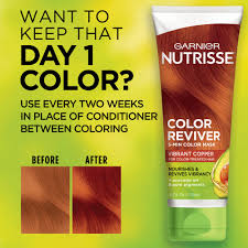 Available online today at boots. Garnier 5 Minute Nourishing Color Hair Mask Nutrisse Reviver Vibrant Copper 4 2 Fl Oz Walmart Com Walmart Com