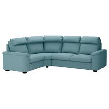 Lidhult Sectional 4 Seat Corner Gassebol Blue Gray Ikea Modular Corner Sofa Ikea Fabric Sofa