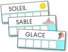 L Atelier Des Mots De L Ete Apprendre A Lire Et Ecrire Quelques Mots Simples Apprendre A Ecrire Apprentissage Maternelle