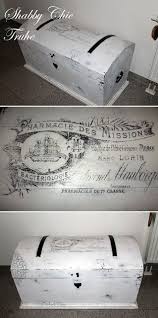 Diy Truhe Shabby Chic Einfach Selber Machen Schabby Schick Shabby Chic Dekor Shabby Chic Dekoration