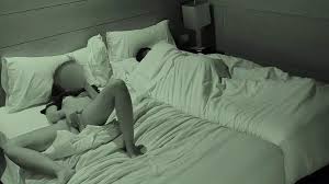 Hotel Night Cam Catches Cheating Wife Masturbating While Husband Sleps