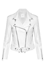 Anine Bing Cassidy Leather Moto Jacket Nordstrom White Leather Jacket Outfit Leather Jacket Outfits Best Leather Jackets