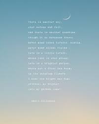 Emily Dickinson There Is Another Sky Emily Dickinson Poetry Art Dickinson