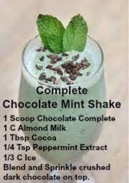 Juice Plus Chocolate Mint Shake Http Abrondyke Juiceplus Com Shake Recipes Mint Shake Juice Plus