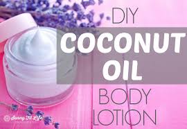 coconut oil body lotion recipe with