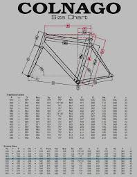 68 Eye Catching Colnago M10 Size Chart