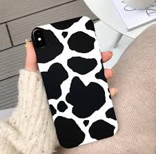 Aesthetic and cute purple cow prints background. Cow Print Milkalishious Iphone Case Onyx Bunny