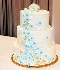 50th Anniversary Cakes Anniversary Cake Aqua Cake