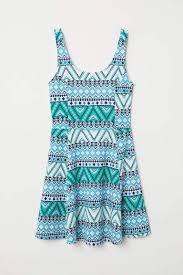 Sleeveless Jersey Dress Dresses Casual Frocks Flare Skirt