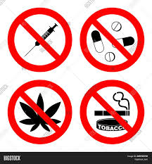 These health & safety signs are required to be red. Set Prohibited Signs Image Photo Free Trial Bigstock
