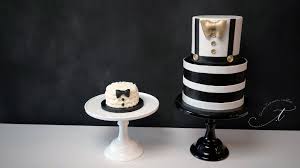 Black And White Bow Tie Cake Mr One Derful Bow Tie Cake Glass Cake Stand Bow Tie Cake Pretty Cakes