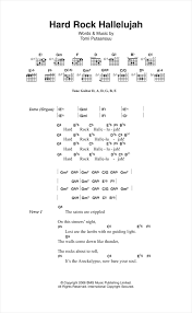 Du såg henne i månens sken. Hard Rock Hallelujah Di Lordi Download Voce E Accordi