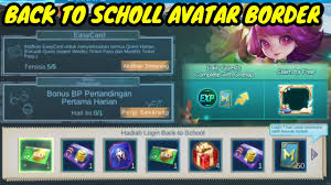 Nama keren mobile legends rekomendasi terbaru dan terbaik ini memiliki arti dan juga enak untuk dibaca, jadi jangan khawatir untuk menggunakannya. Event Tersembunyi Back To School Avatar Border Keren Mlbb Youtube