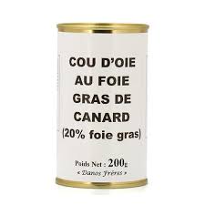 Le bloc de foie gras de canard 65g. Cou D Oie Farci Au Foie Gras De Canard Danos Freres