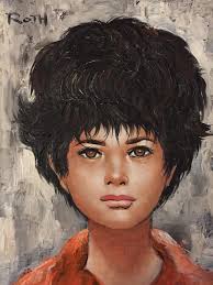 Big Eye Etienne Roth b.1914-d.1996 French listed signed "Roth" shop Studio  TORNO