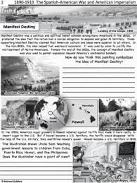 In 1898, the united states went to war with spain in what became the the american victory ended spain's era as a colonial power. Spanish American War And American Imperialism Worksheets By History In Focus