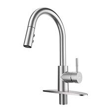 Maybe you would like to learn more about one of these? Lepo Single Lever High Arc Brushed Nickel Pull Out Kitchen Sink Faucet Modern Stainless Steel Rv Faucet With Pull Down Kitchenfaucets Com