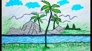 Check spelling or type a new query. How To Drawing Scenery Scenery Of Mountain Coloring Pages Video For Kids Youtube