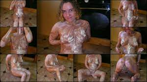 Haley Gets Messy Naked with chocolate whipped Cream | xHamster